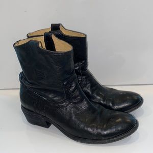 Frye Black Booties